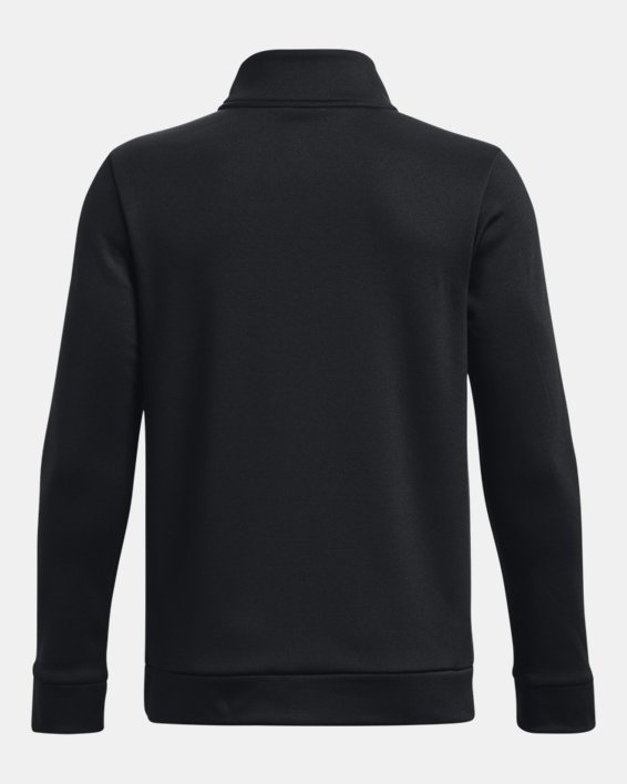 Haut ¼ zip Armour Fleece® pour garçon, Black, pdpMainDesktop image number 1